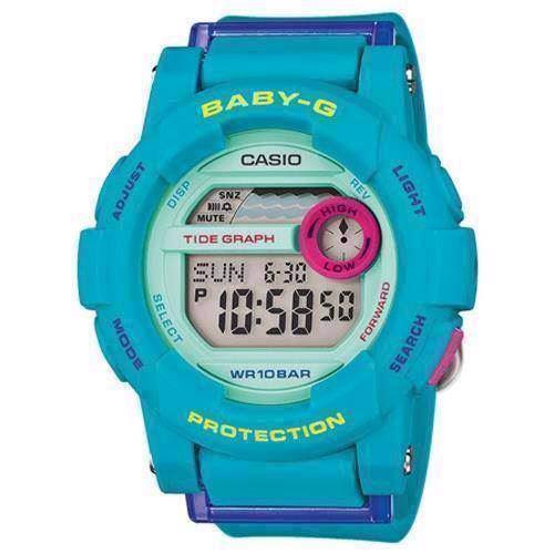 Image of lyse blå Baby-G quartz multifunktion (3429) Dame ur fra Casio